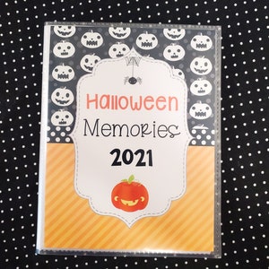 Halloween Photo Album, Halloween Memories, Happy Halloween, 4x6 Vinyl Memory Book, 5x7 Photo Album, 8x10 Photo Book, Halloween Photos