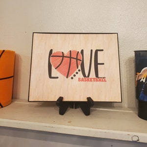 Love Basketball Sign, 8x10 Basketball Sign, Basketball Party Decorations, Basketball Printables, Basketball Decor, Basketball Birthday
