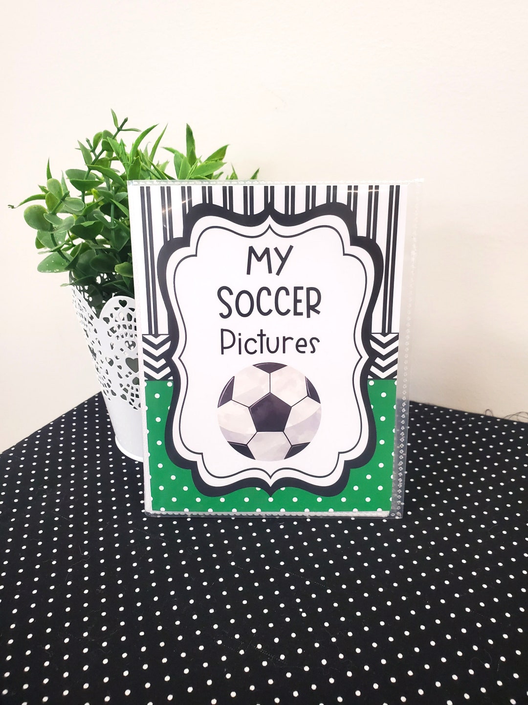 Soccer Photo Album, Soccer Memory Book, 4x6 Photo Albums, Sports Album ...