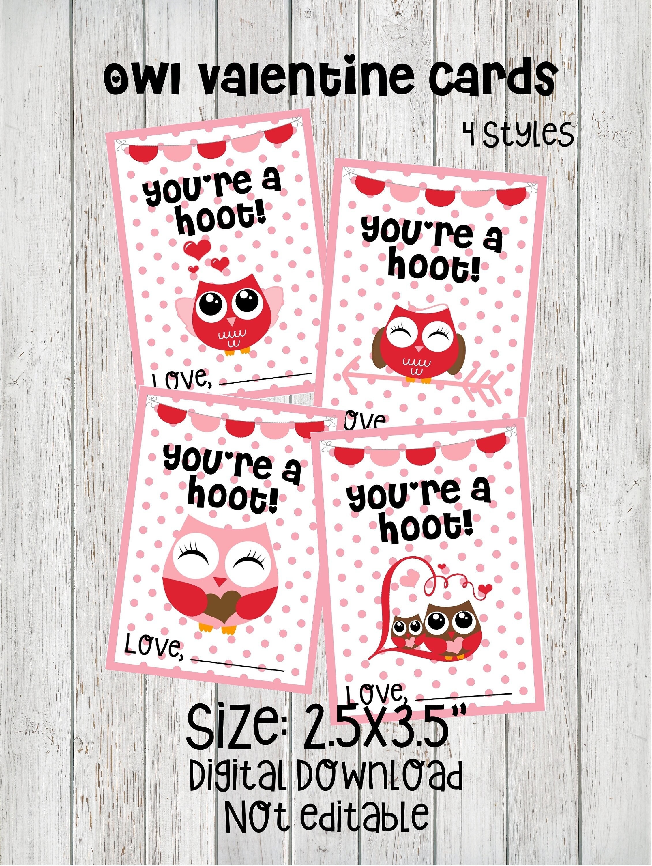 You're a Hoot Owl Valentines, Kids Valentine Cards, Happy Valentine's Day Cards, Classroom V