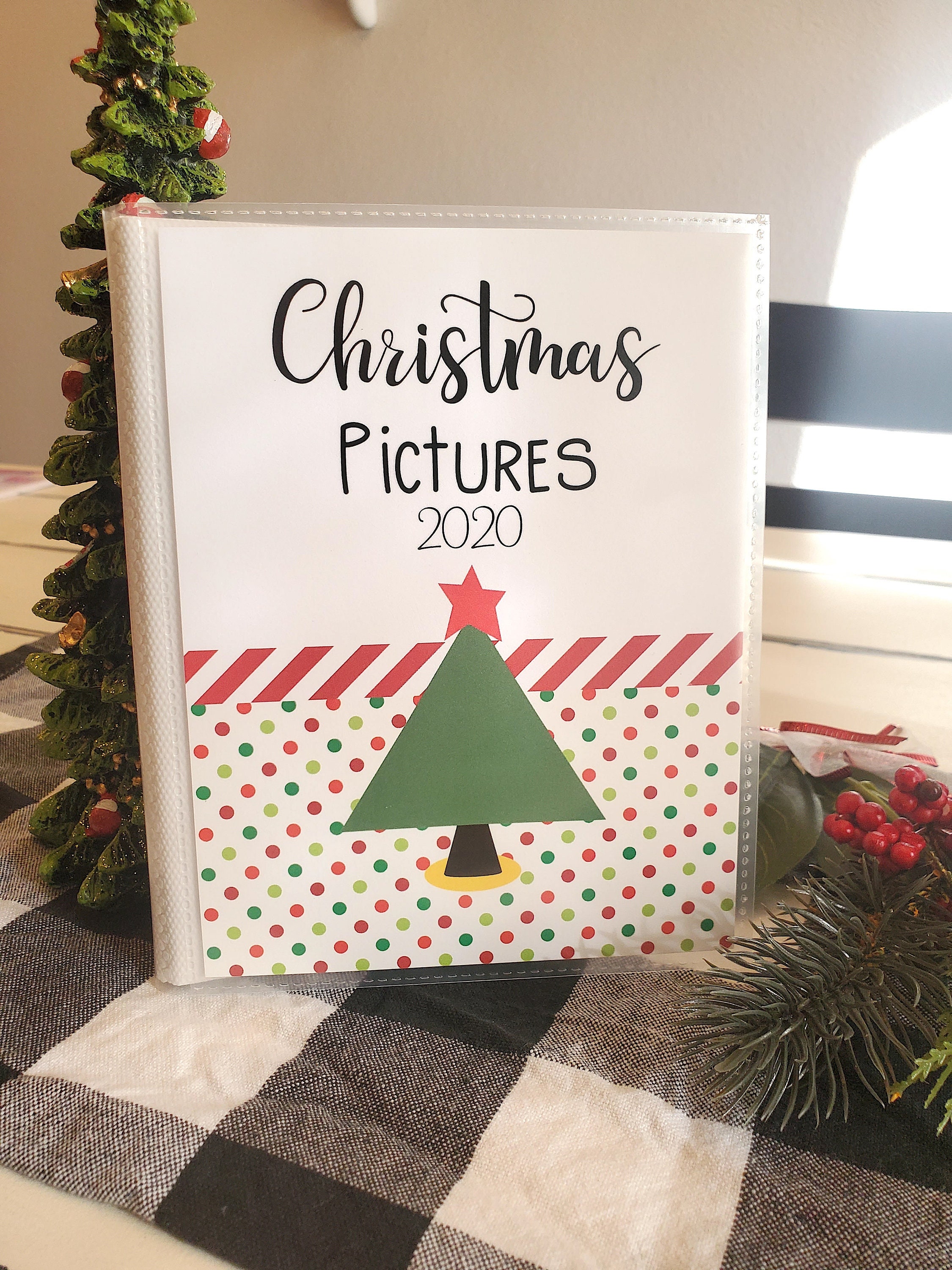4x6 Christmas Photo Album, 5x7 Christmas Memory Book, 8x10 Holiday Photo  Book, Vinyl Photo Album, Christmas Gifts, Christmas Scrapbook 