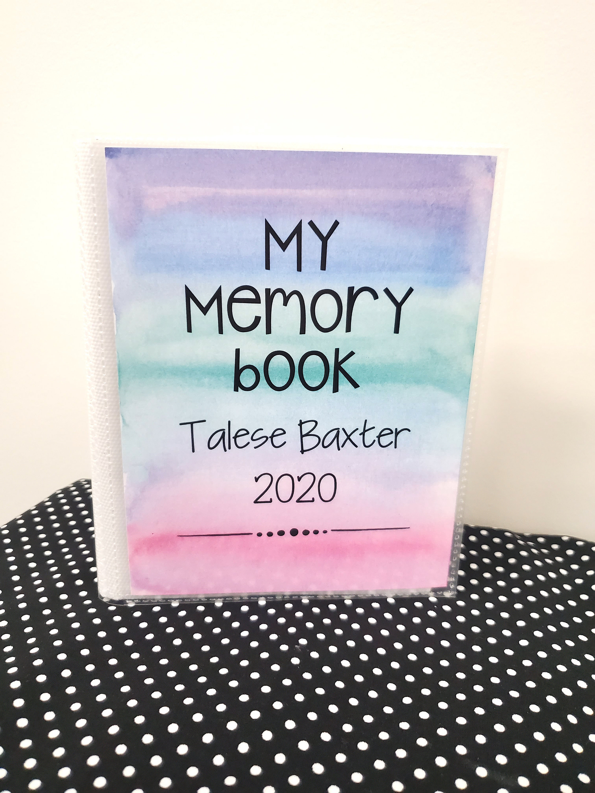 Tie Dye Memory Book, Tie Dye Photo Album, 4x6 Photo Album, 5x7 Photo Book, Family Memories, 8x10 Kids Photo Book, School Memories