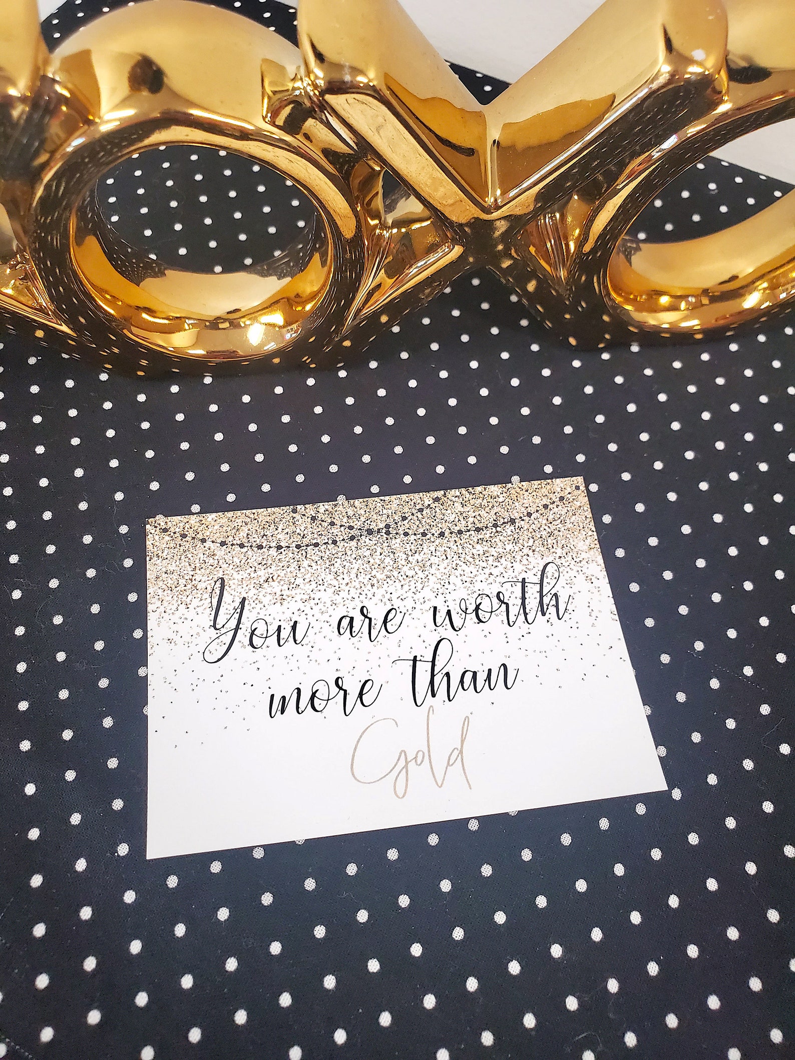 You Are Worth More Than Gold Gift Tags St. Patrick's Day - Etsy
