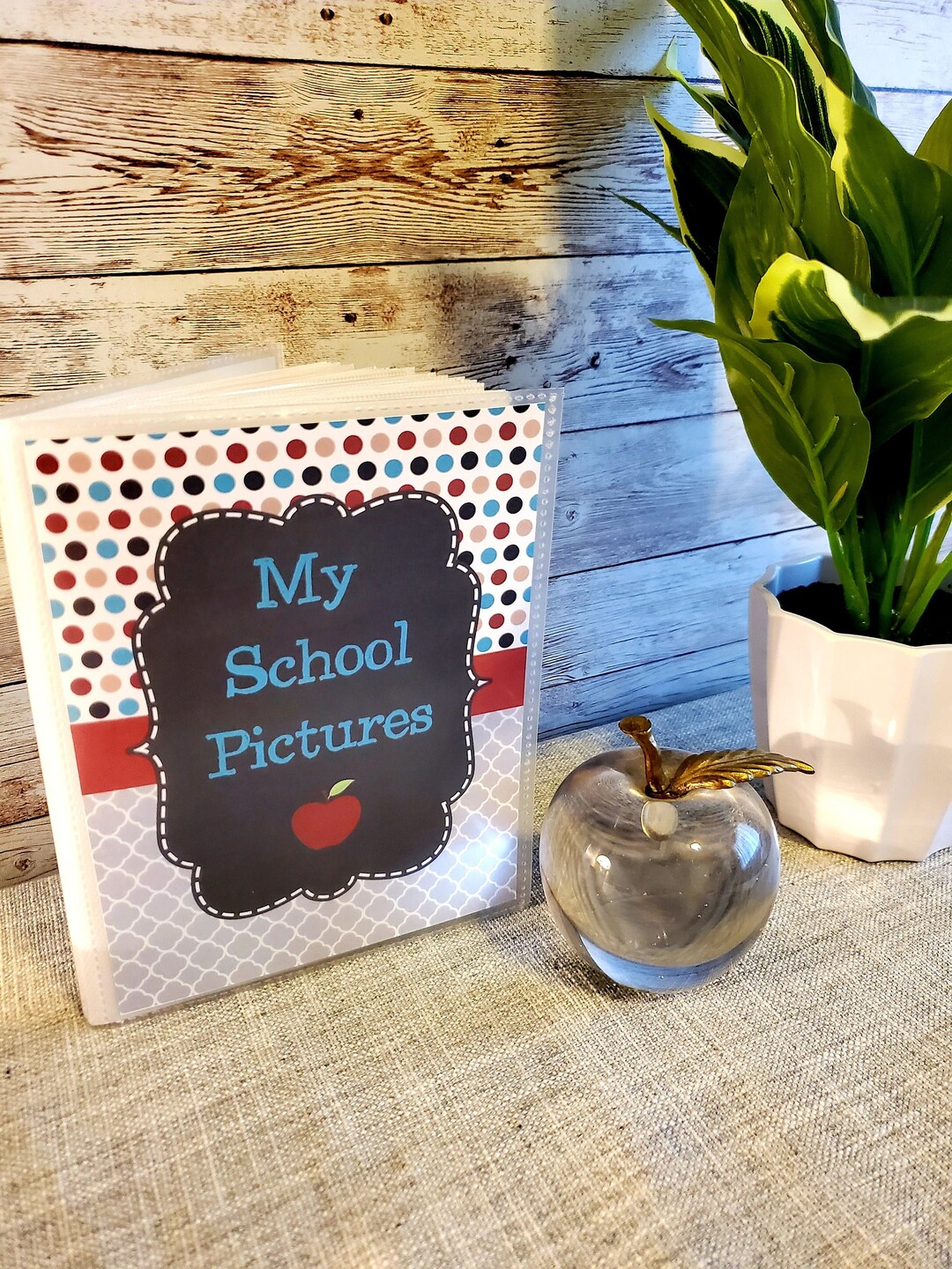 Kids School Photo Album, Photo Album, School Days, 4x6 Vinyl Photo ...