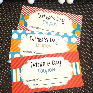 Father&#39;s Day Coupons, Printable Coupons for Father&#39;s Day, Gift Coupons, Happy Father&#39;s Day, Father&#39;s Day Gift Ideas, Dad Gifts, Father&#39;s Day