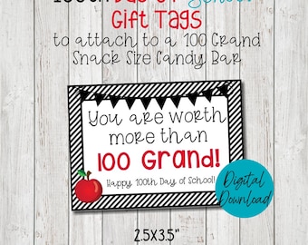 100th Day Printable - Etsy