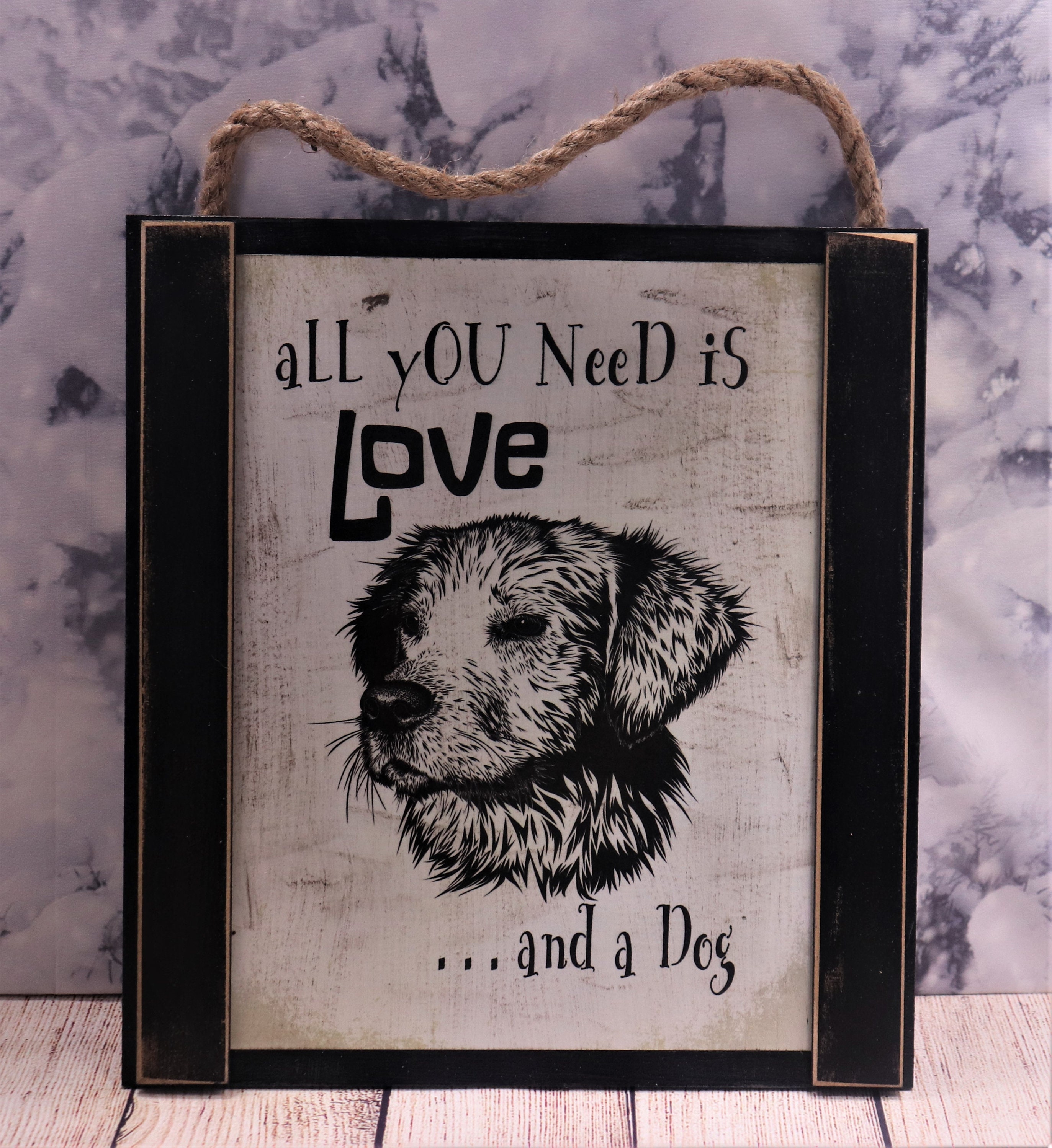 Dog dog rescue dog wall hanging dog wall decor dog decor | Etsy