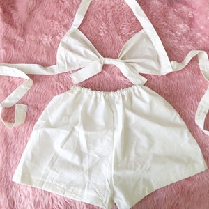 Handmade Dolores Haze White Two Piece Set