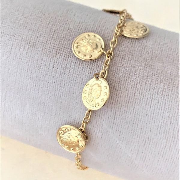 Coin Bracelet - Etsy