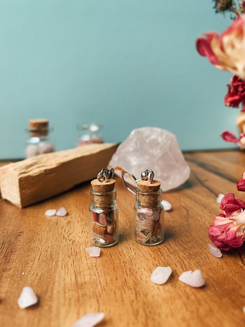 Love Intention Jars// Herbs// Manifestation// image 1