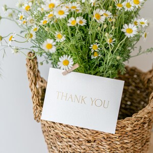 Tarjeta GRACIAS / Invitaciones de boda y tarjetas de propuesta / Tarjeta de felicitación minimalista