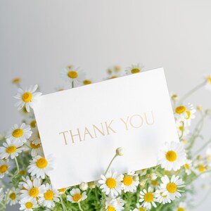 Tarjeta GRACIAS / Invitaciones de boda y tarjetas de propuesta / Tarjeta de felicitación minimalista
