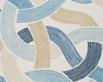 Bands of Ocean Fabric by the Yard