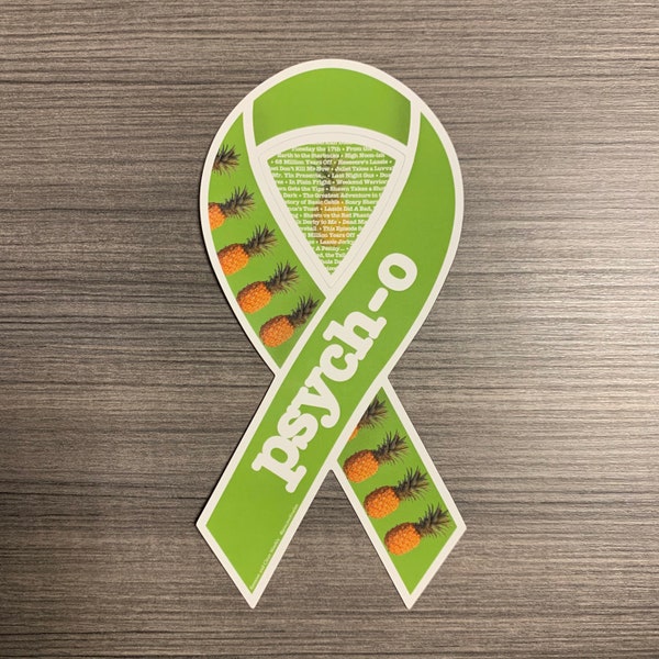 Psych Psych-o car ribbon awareness magnet - free shipping!