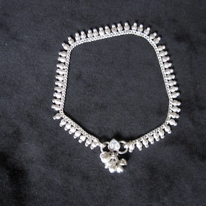 Pineapple silver ankle chain (13)