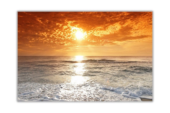 Forest Tree Sun Light Canvas Wall Art Picture Print A1 Size 76cmx50cm