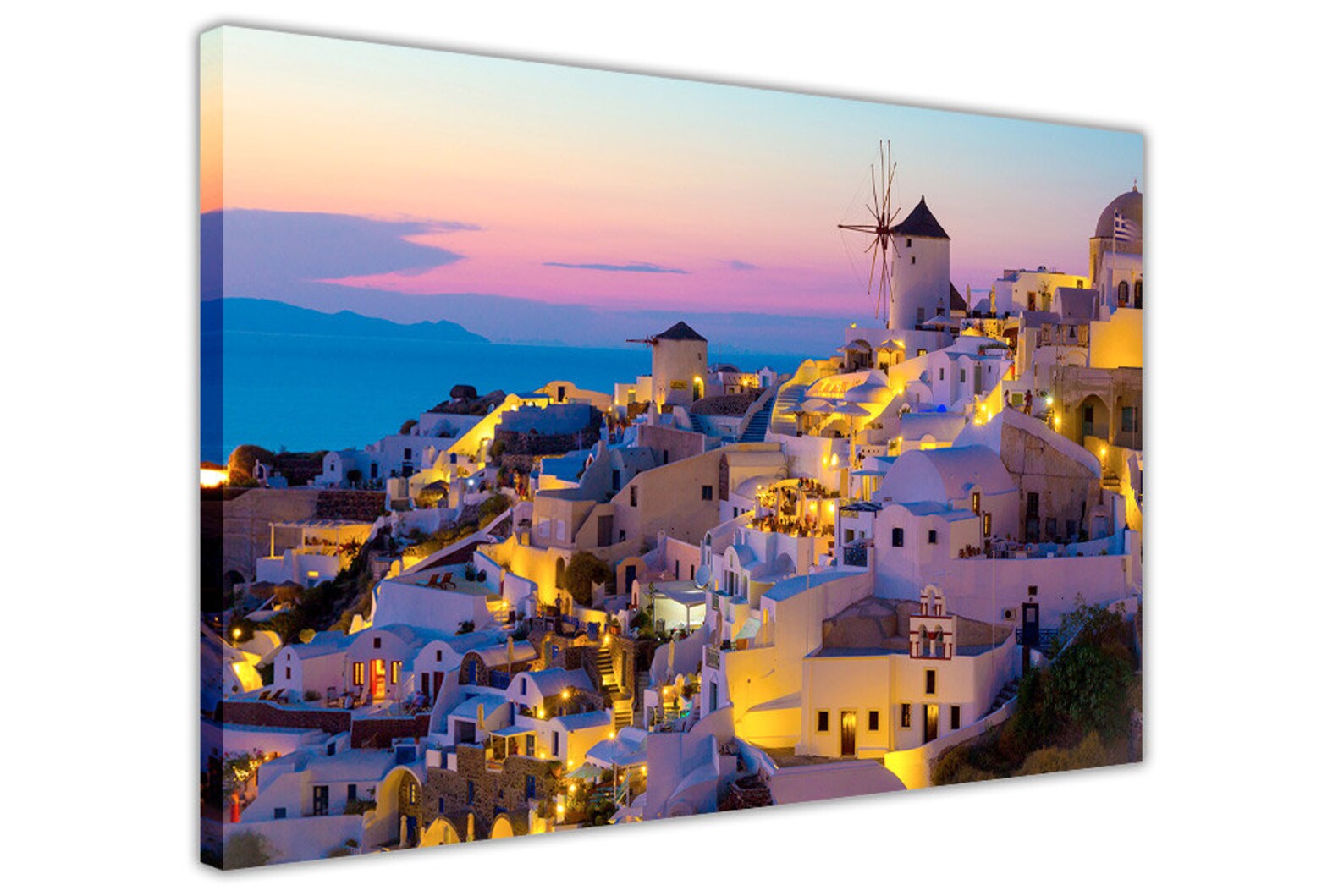 Greek Island Canvas Pictures Wall Art Prints Home Decoration Etsy