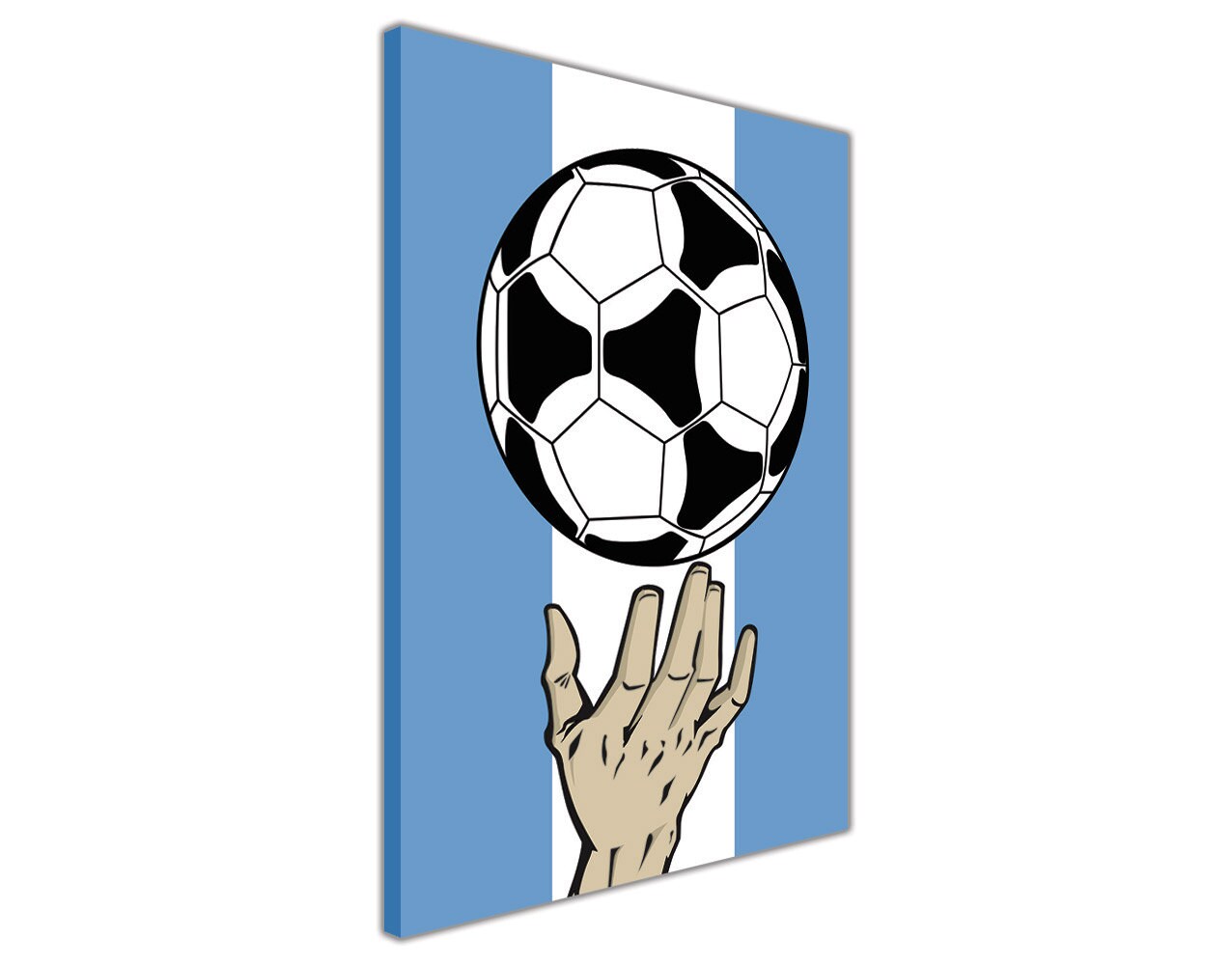 Hand of God Football Prints Canvas Wall Art Picture Home Etsy