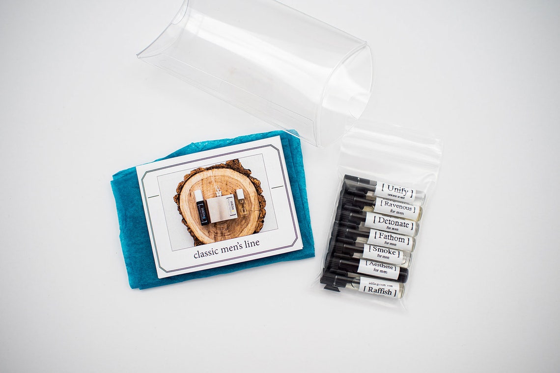 Men's Fragrance Sample Pack All 6 Colognes in Inkling Etsy