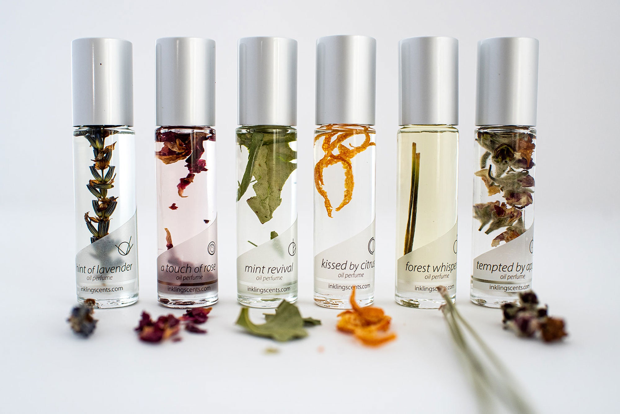 All Earth Notes Scents 6 Oil Perfumes Large 1 3 Oz Bottles