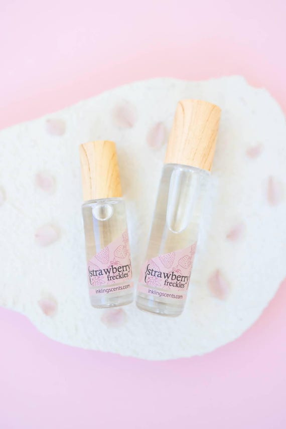 Strawberry Freckles - limited edition scent for summer! Strawberry, champagne, black currant, chamomille. Fresh, fruity, happy, uplifting