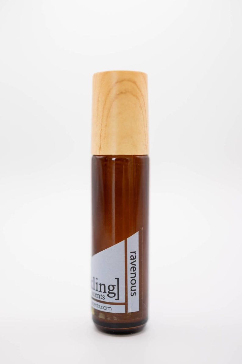 Ravenous Mens Cologne Oil: Spicy Sandalwood, Alcohol-Free Roll On 10 Milliliters