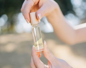 Golden Spirit - Edición limitada de fragancia otoñal. Clavo, naranja, madera de cedro, cálida, nostálgica. Perfume de aceite puro, temporada navideña, perfume natural.