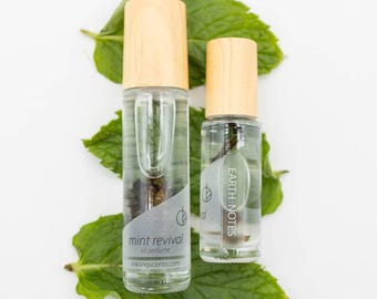 Mint Revival Perfume Oil: Organic Mint Leaf, Spearmint & Eucalyptus