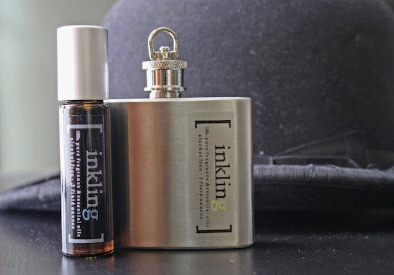Ravenous top Seller Mens Cologne pure Fragrance & Essential Oils, Alcohol  Free, 2 Oz. Stainless Steel Flask. 