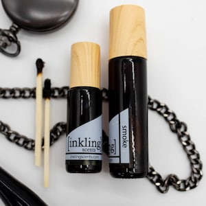 Smoke - pure cologne & essential oils, alcohol free, roll-on glass bottle. Earthy, masculine scent. Long lasting oil fragrance. Handmade.