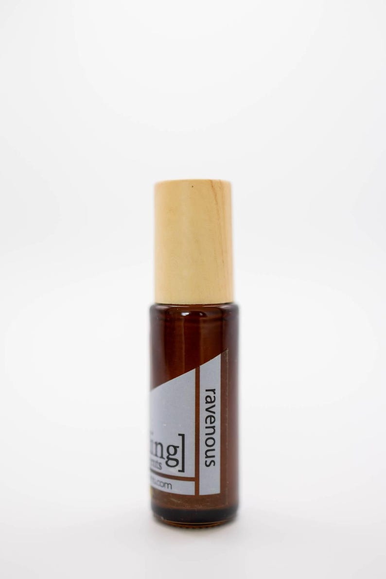 Ravenous Mens Cologne Oil: Spicy Sandalwood, Alcohol-Free Roll On 5 Milliliters
