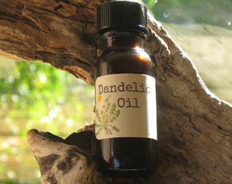 Dandelion Oil...Organic Dandelion Infused Sunflower Oil, Massage Oil, Breast Massage