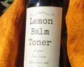 Lemon Balm Toner Lemon Balm Skin Care, Moisturizing Spray, Anti-Inflammatory, Eczema, Psoriasis, Acne, Bug Bites, Rashes, After Shave
