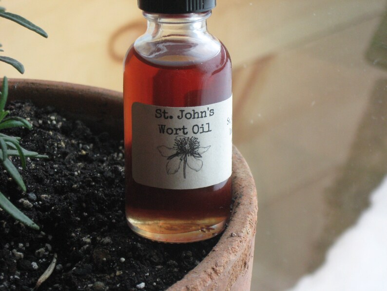 St. John's Wort Oil....All Organic...Nerve Pain Burns Etsy