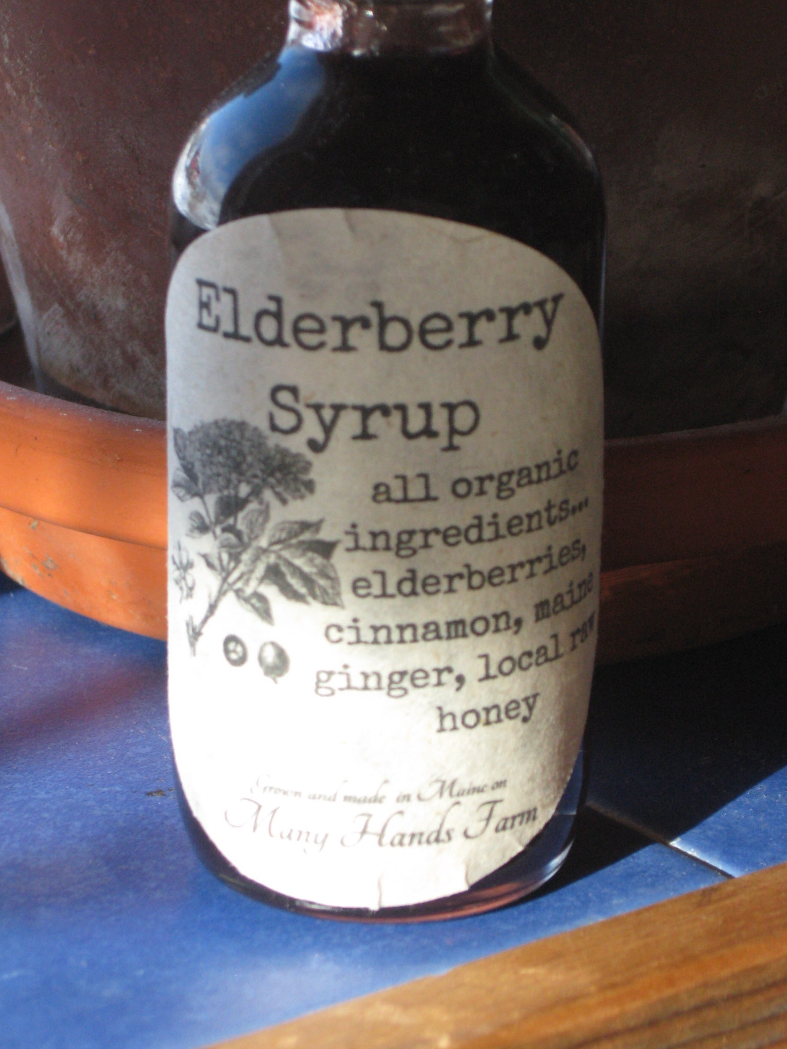 Elderberry Syrup..Elderberries..alcoholfree..Pancake Syrup Etsy