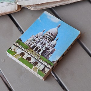 Bloc de cartes postales souvenirs vintage de Paris - France - 1960