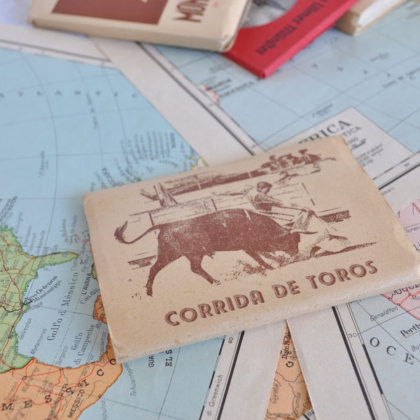 Souvenir photo block of the Spanish "Corrida de toros"