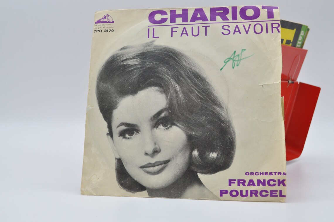 Vinile 45 giri dell'orchestra diretta da Franck Pourcel - Chariot - Il faut Savoir, foto 1 di 4