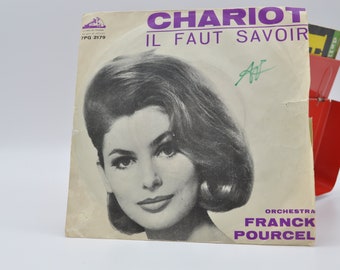 Vinile 45 giri dell'orchestra diretta da Franck Pourcel - Chariot - Il faut Savoir