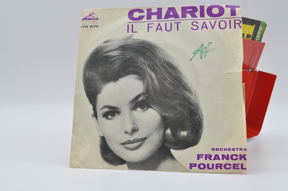 Vinile 45 giri dell'orchestra diretta da Franck Pourcel - Chariot - Il faut Savoir