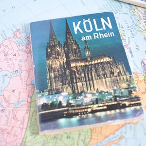 Souvenir block of the city of Cologne (Koln am Rhein) in Germany from the 60s