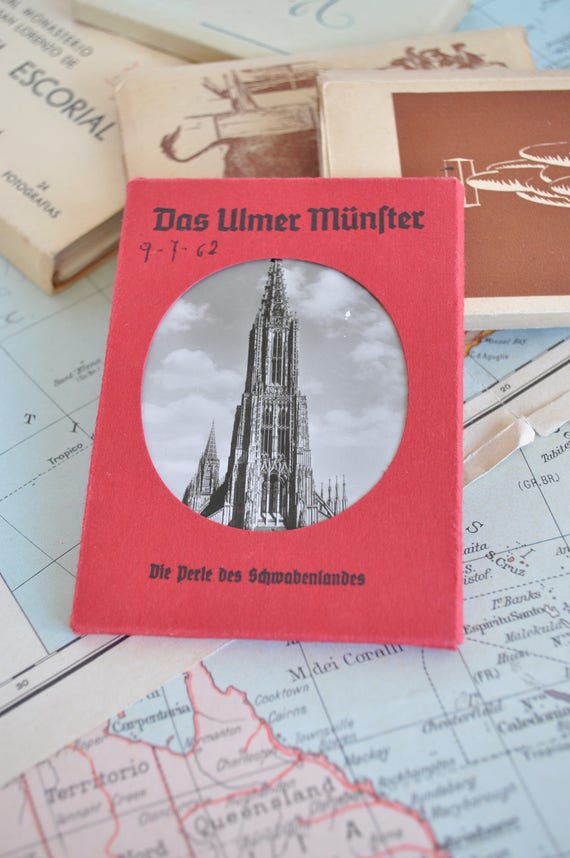 Souvenirs of Photographs of Ulm Cathedral 60s Germany Etsy