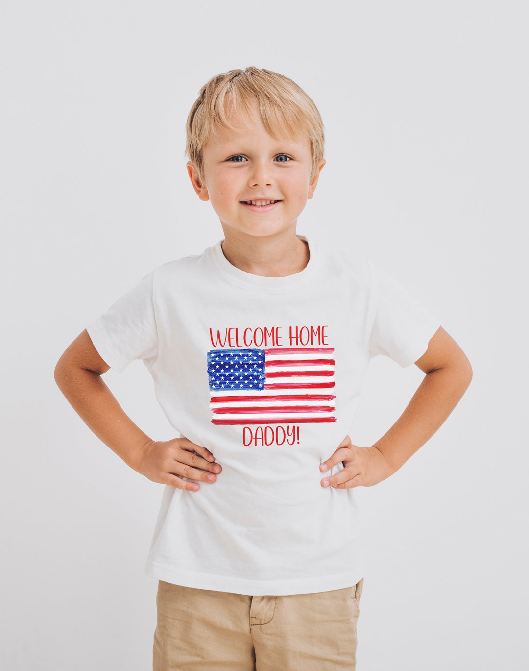 Home Daddy Military Toddler Kids Shirt Etsy