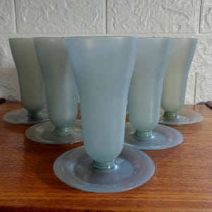 ヴィンテージ タッパーウェア パフェカップ 6個セット 1970年代 レトロ ニッカボッカー グローリー デザート パターン 754 13