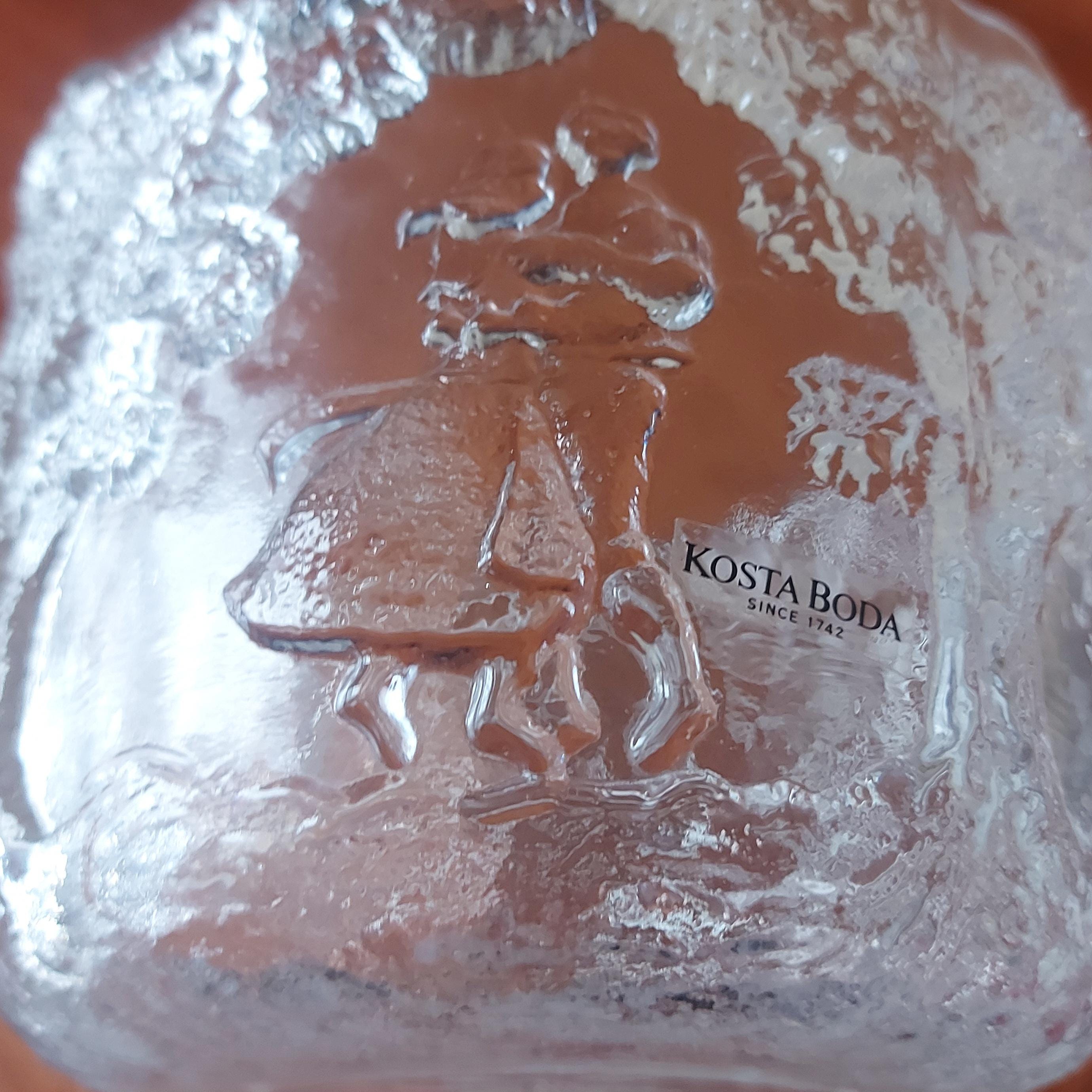 Kosta Boda ヴィンテージ ミッドセンチュリー クリスタル ガラス