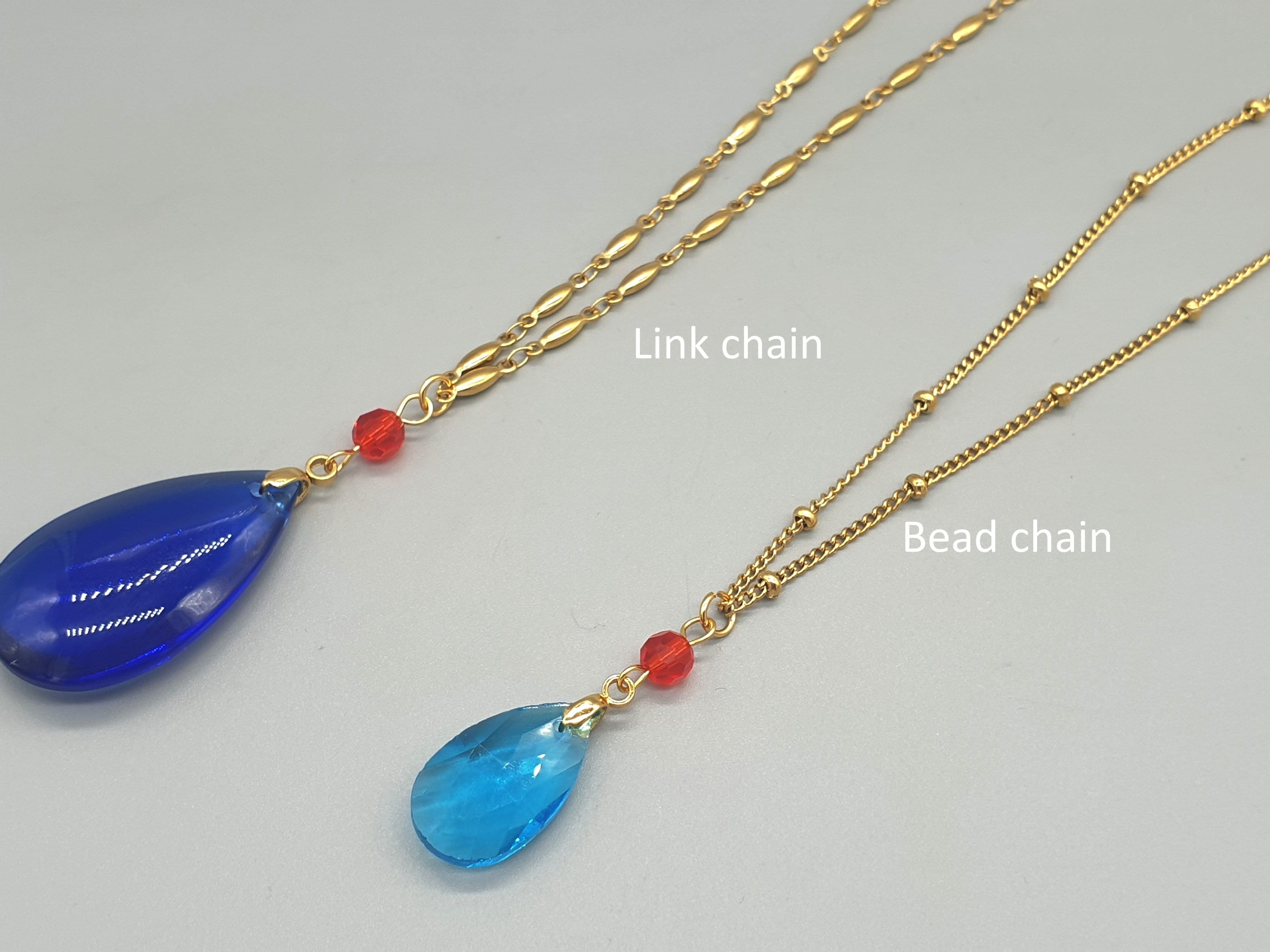 ハウルの動く城アニメ風ネックレス、ハウルブルークリスタルコスプレ