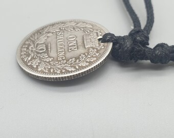 Antique Victorian sterling silver medal pendant, Medallion, Agriculture For Sale at