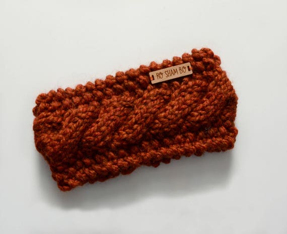 Made To Order Chunky Cable Knit Headband