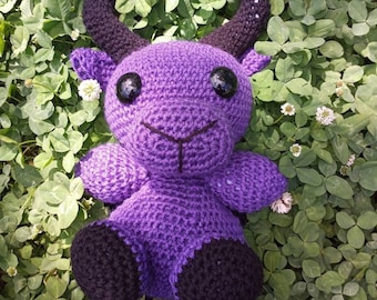 Crochet Baphomet Plush: Emotional Support Demon, Occult Decor