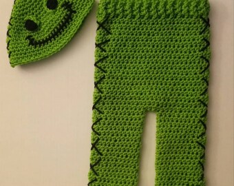 Oogie Boogie Baby Outfit: Crochet Halloween Costume